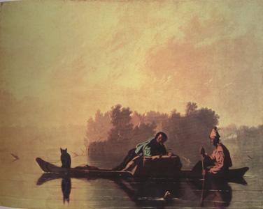 George Caleb Bingham Fur Traders Descending the Missourl (nn03) oil painting picture